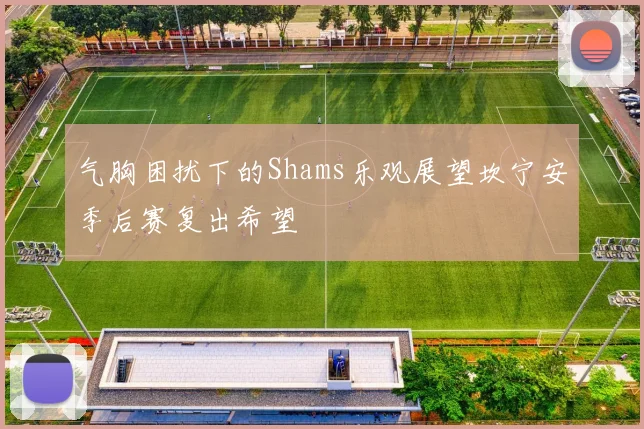 气胸困扰下的Shams乐观展望坎宁安季后赛复出希望